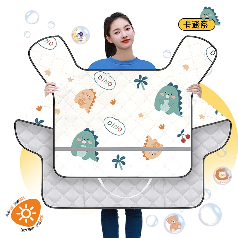 电动车挡风被夏季防晒防雨罩电y瓶摩托车夏天防水四季通用春秋薄 - 图3