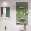 Solid wood hole board custom-made home wall storage rack wooden wall hanging board bookshelf partition storage Z storage rack wall