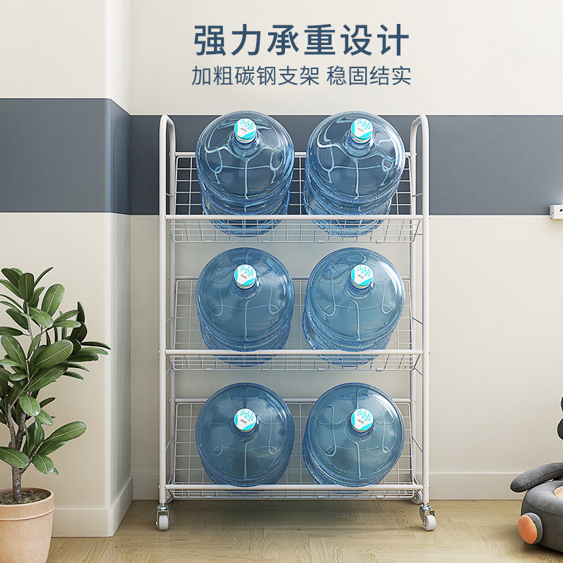 书架儿童可移动置物架玩具收纳架家用带轮落地简易阅读书柜钢结构,淘宝优惠券,粉丝福利购,淘宝优惠卷