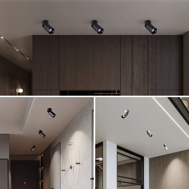 明装射灯可调节角度护眼防眩天花灯可折叠客厅吸顶无主灯洗墙灯,淘宝优惠券,粉丝福利购,淘宝优惠卷