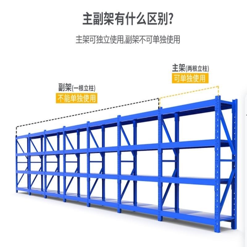 深圳仓库仓储货架多层置物架家用公司储物架超市重型货物收纳铁架 - 图2
