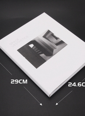 29CM黑d白灰简约道具装饰书 样板房现代家居陈列可翻页仿真书摆件