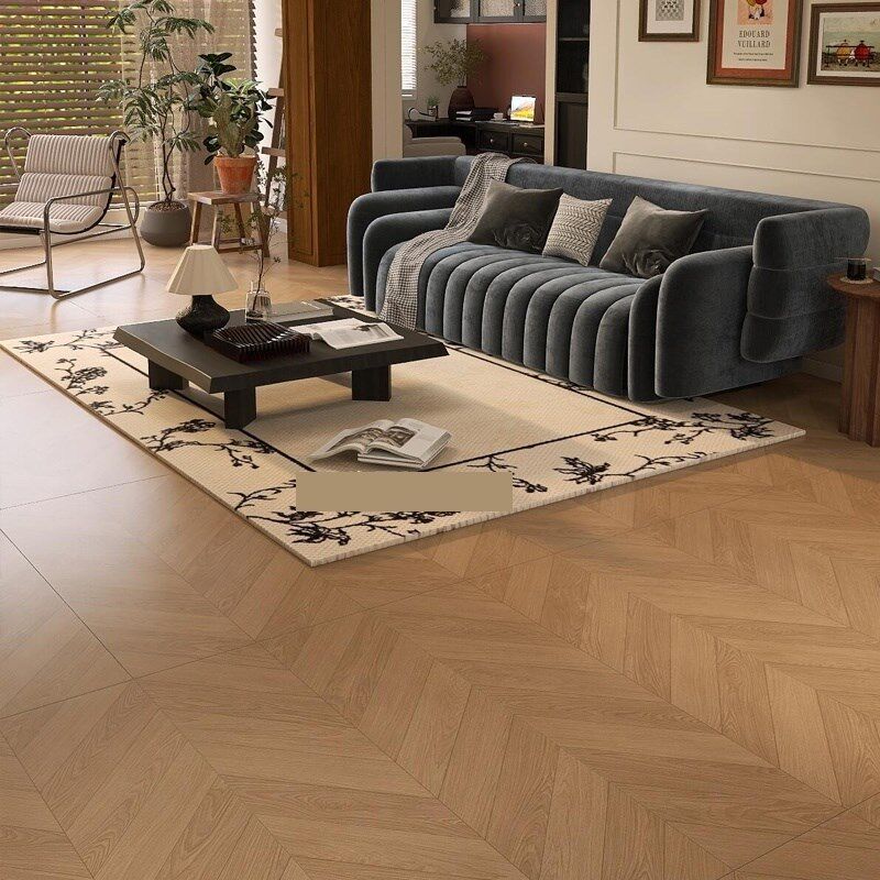 原木风客厅大板地砖750x1500卧室木纹砖仿实木全瓷地板砖柔光瓷砖 - 图2