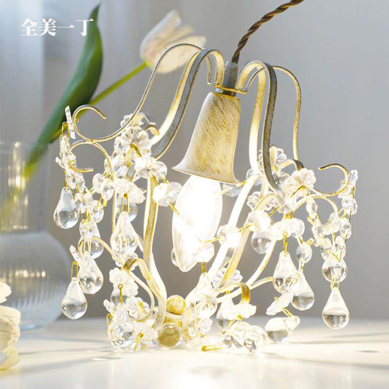 9床C法式复古花篮水滴个385室性卧头欧式中阳台古水晶美式吊,淘宝优惠券,粉丝福利购,淘宝优惠卷