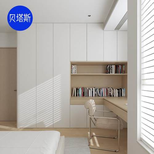 福人板全屋定制现简约多功代能ISN柜衣柜精定做ENF级实木芯体 - 图1