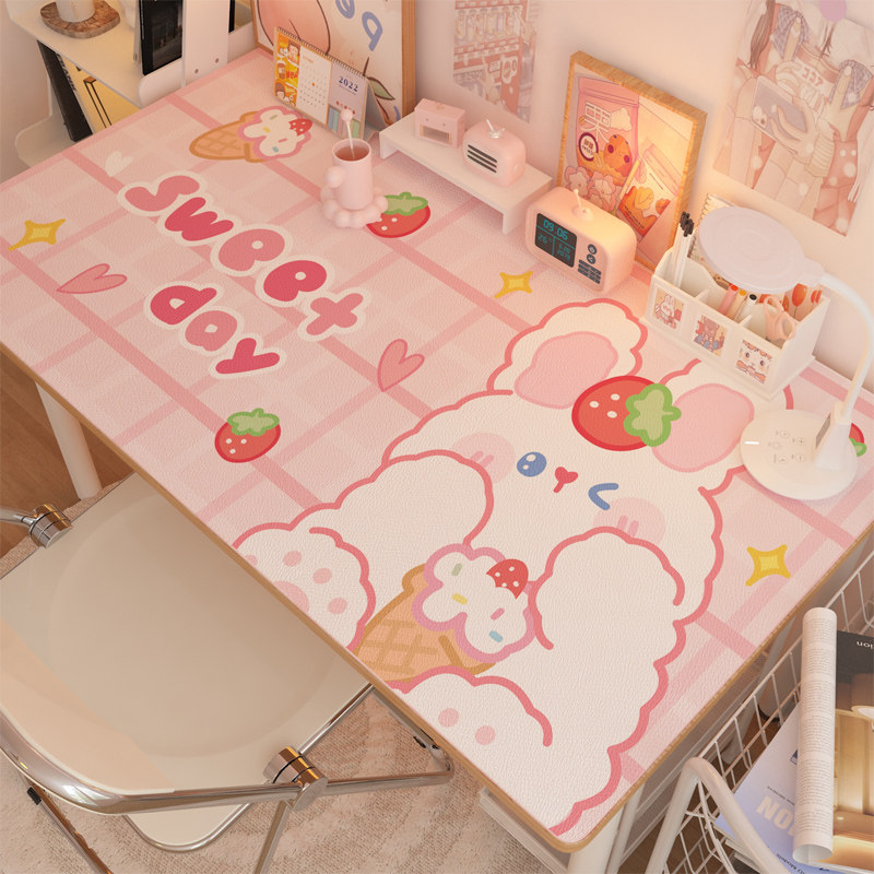 女孩儿童学生学习书桌垫子环保防水防油皮革桌布写字台桌面保护膜,淘宝优惠券,粉丝福利购,淘宝优惠卷