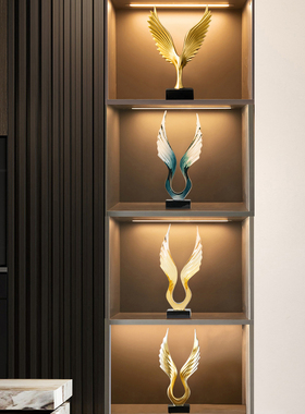 艺术摆件轻奢f高档水晶电视柜酒柜装饰品玄关办公室客厅家居工艺