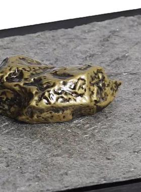 轻奢现代木质绿石头盒收纳盒桌面件衣创帽间XRE书房样板摆间装意