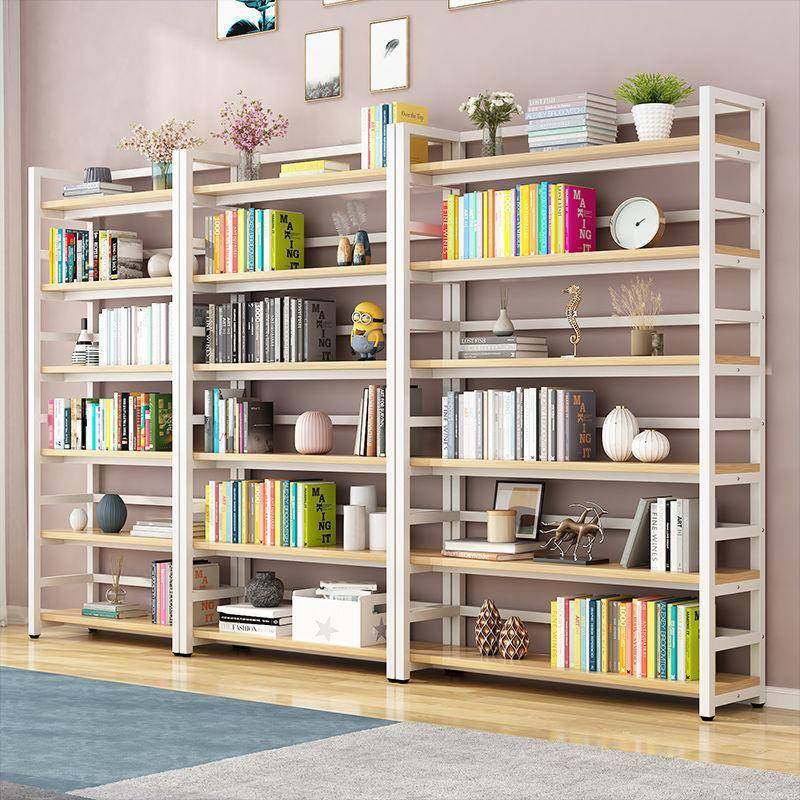 书架置物架落QWT储地用铁艺多层儿童收纳客厅书柜简易钢木家架子,淘宝优惠券,粉丝福利购,淘宝优惠卷