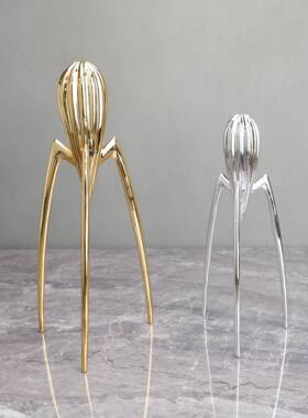 现代轻奢电板镀章鱼金属0001摆件样间办公柜客厅玄关电视家室居装