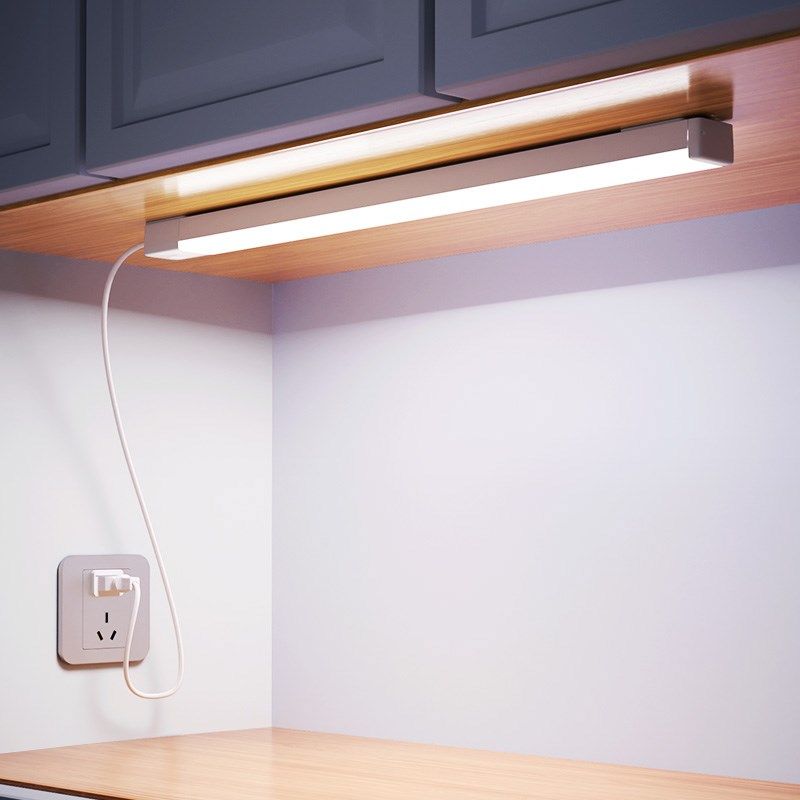 语音遥控led灯管直插电式墙壁长条灯卧室厨房免安装超亮照明灯条,淘宝优惠券,粉丝福利购,淘宝优惠卷