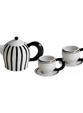 现代轻奢样板房售楼处客厅茶几花艺花瓶托盘茶具组Z合装饰摆件