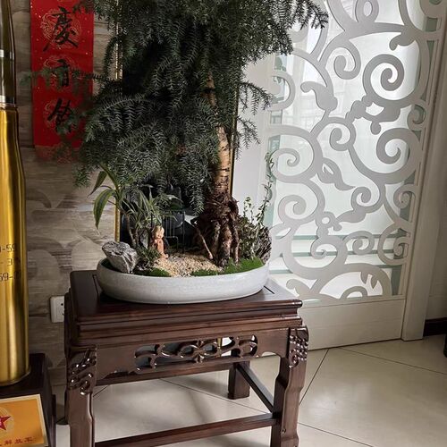 实木小方几客厅沙发小茶几角几边桌C边柜正方形盆景鱼缸架奇石桌 - 图2