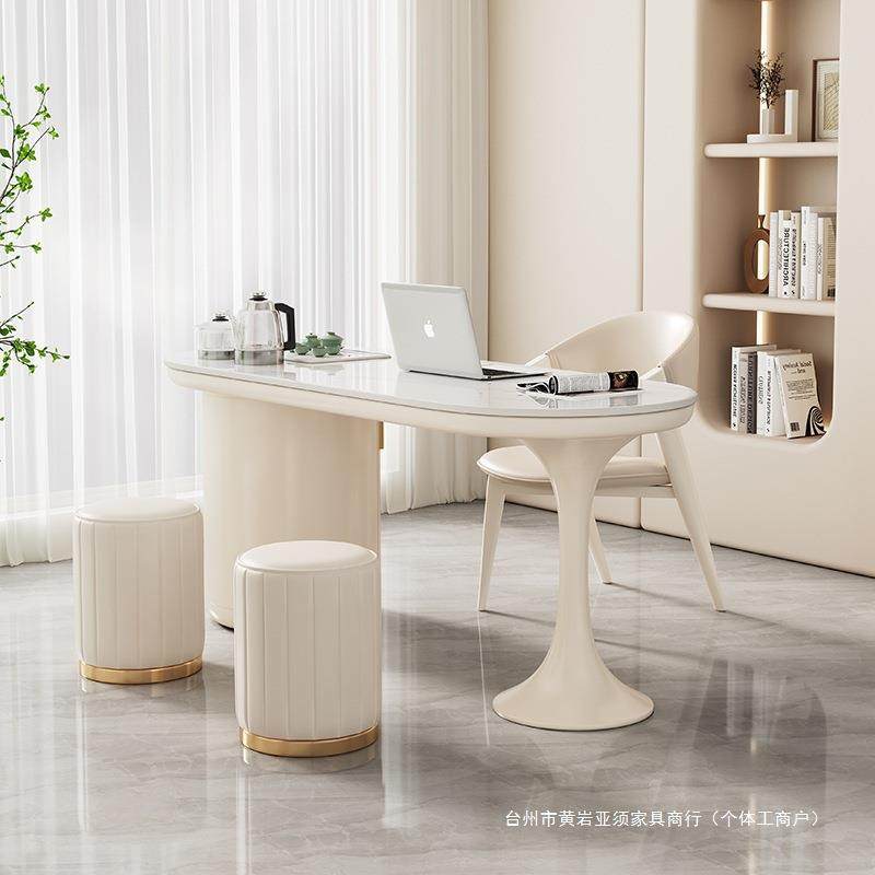 奶油风茶板桌椅组合家用现代简约阳功夫小岩茶台台轻奢泡茶桌无品,淘宝优惠券,粉丝福利购,淘宝优惠卷