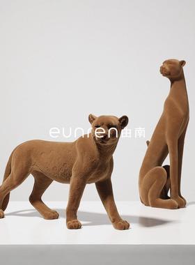 极简风简约创意子摆件家居客厅玄关办展示摆设公室豹软前YN-BJ166