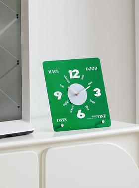 wozoom现TYOS340代约客厅室创意座家居玄关钟装饰品简酒柜桌卧面