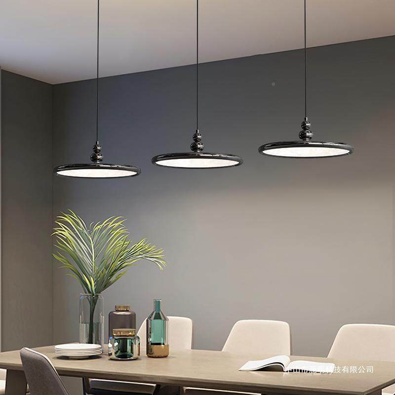 法式轻奢餐厅吊灯式极简风高端电盘镀飞218圆酒店意餐碟桌灯吧台,淘宝优惠券,粉丝福利购,淘宝优惠卷