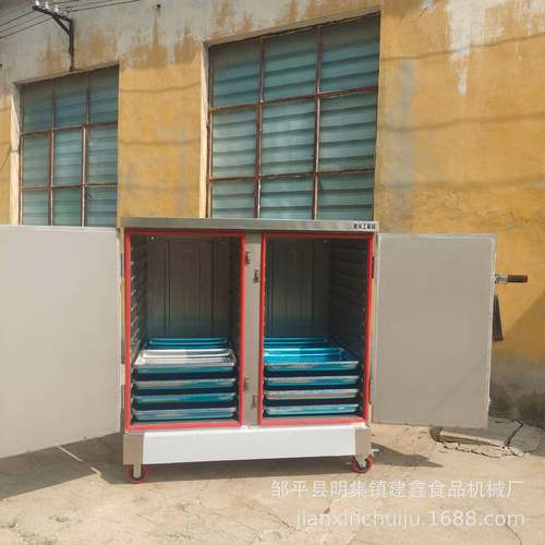 双门24盘米饭蒸箱商用电蒸柜自动上水蒸饭车 - 图2