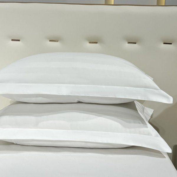 民宿风酒店床上四件套白色被套布草缎条带被芯枕头宾馆六七八件套,淘宝优惠券,粉丝福利购,淘宝优惠卷