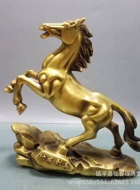 铜马招财摆件马到成功肖铜工品生马艺0001公办室客厅酒柜家居装饰