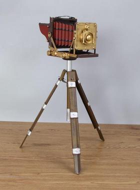 铁皮相机复古电影放映机模型摄店铺拍tu+fglzn橱窗摆设影楼影道具