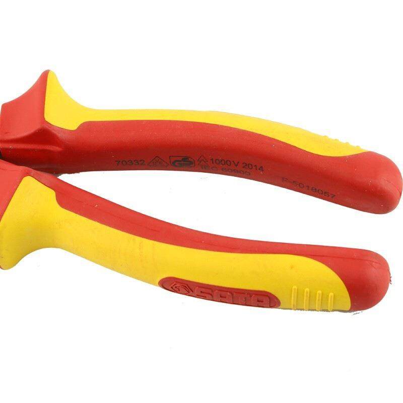 世70332高钳压缘钢丝钳电工钳子VDE100绝0V耐压老无品牌/达虎铬钒,淘宝优惠券,粉丝福利购,淘宝优惠卷