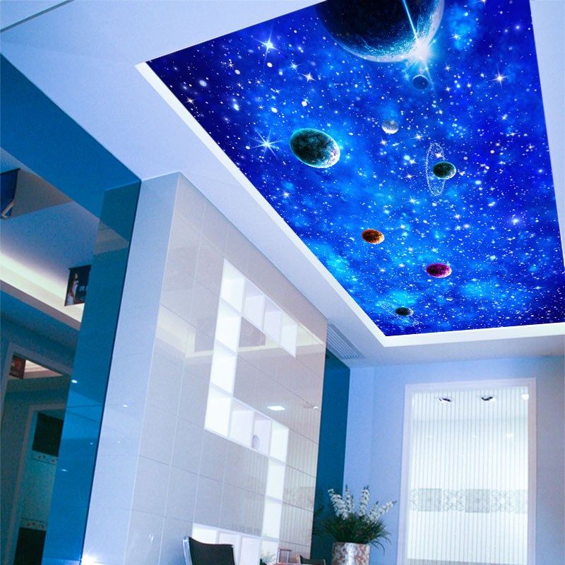 宇宙星空走廊吊顶玻璃过道客厅装饰亚克力透光板艺术天花灯板造型,淘宝优惠券,粉丝福利购,淘宝优惠卷