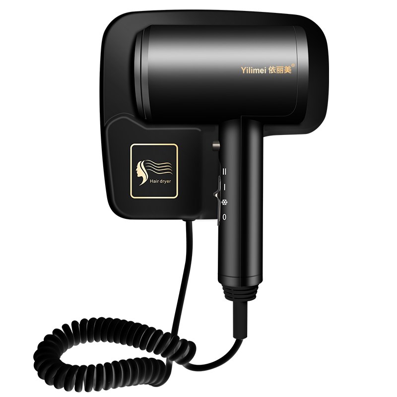 酒店吹风机挂壁式 壁挂式免打孔宾馆卫生间浴室挂墙电吹风筒家用 - 图2