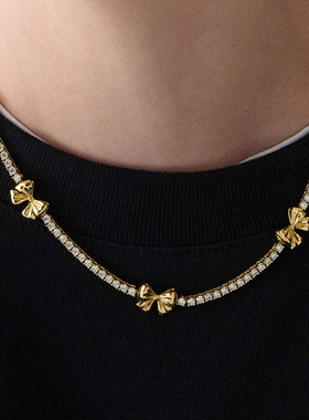 【3期免息】【新年】kate spade ks 奥莱 BLINGANDBOWS蝴蝶结项链