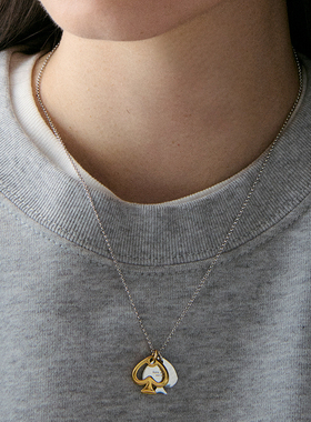 katespadeks黑桃组合吊坠项链