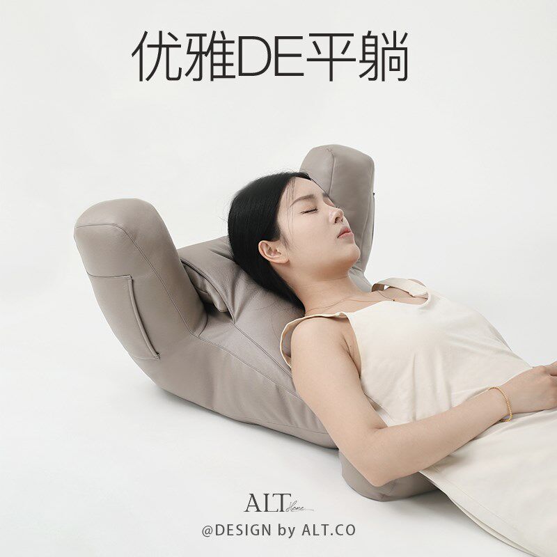 Bedside pillow soft d bag neck and waist protector large back cushion bed pregnant women breastfeeding sofa bay window reading waist detachment