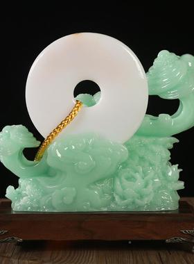一帆顺风船1073摆件安扣玉石摆设办公室桌面装帆饰家平居玄品关摆