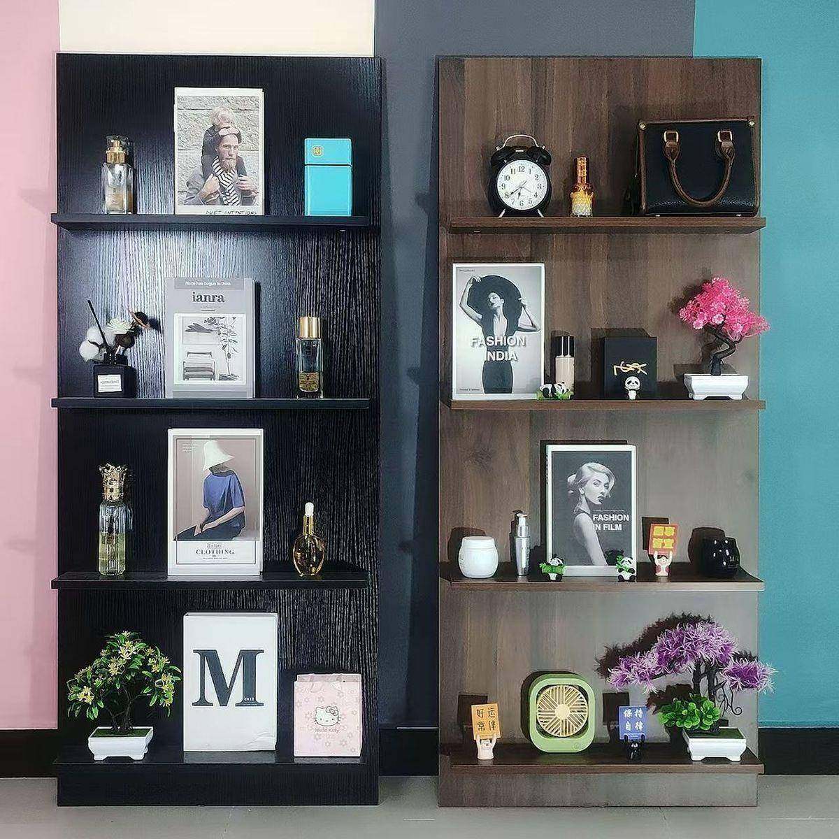 墙壁树形书架网iY555P红ns风刊落地式置物架靠墙杂志架报架收示纳,淘宝优惠券,粉丝福利购,淘宝优惠卷