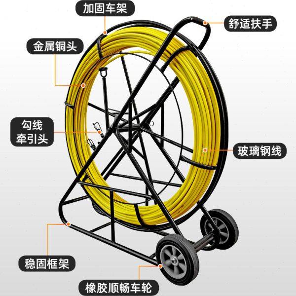 光缆电缆穿管器拉线神器井下穿线器引线器穿缆器穿孔管道疏通棒器,淘宝优惠券,粉丝福利购,淘宝优惠卷