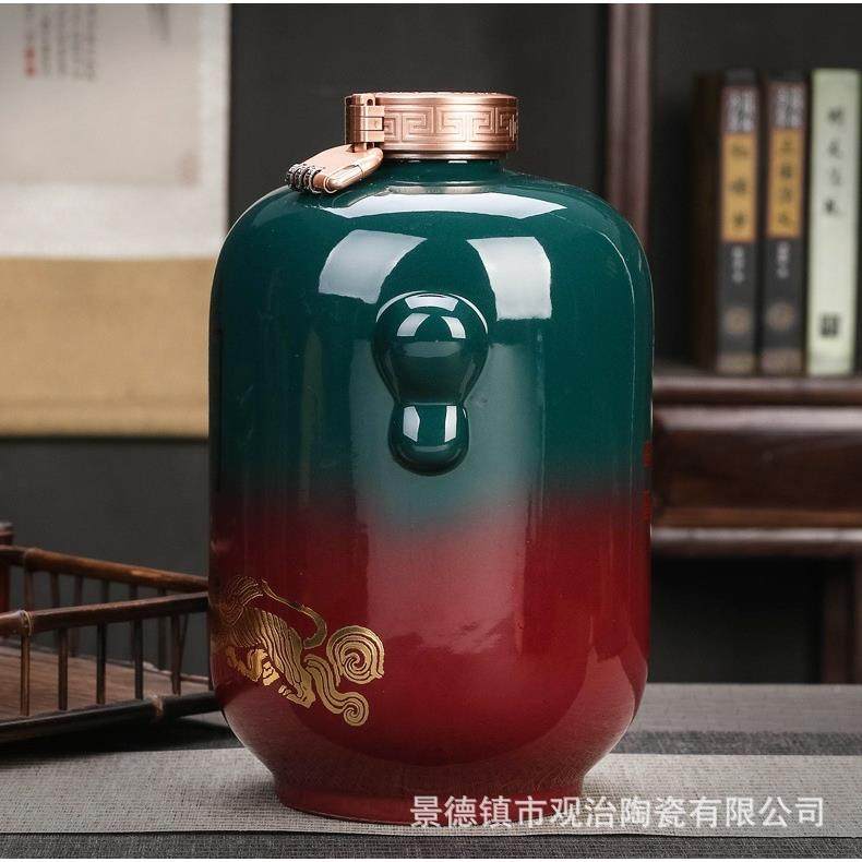 GZTC2022陶封瓷大口酒坛斤10斤装仿古5空酒瓶陶酒瓷家用泡酒专用,淘宝优惠券,粉丝福利购,淘宝优惠卷