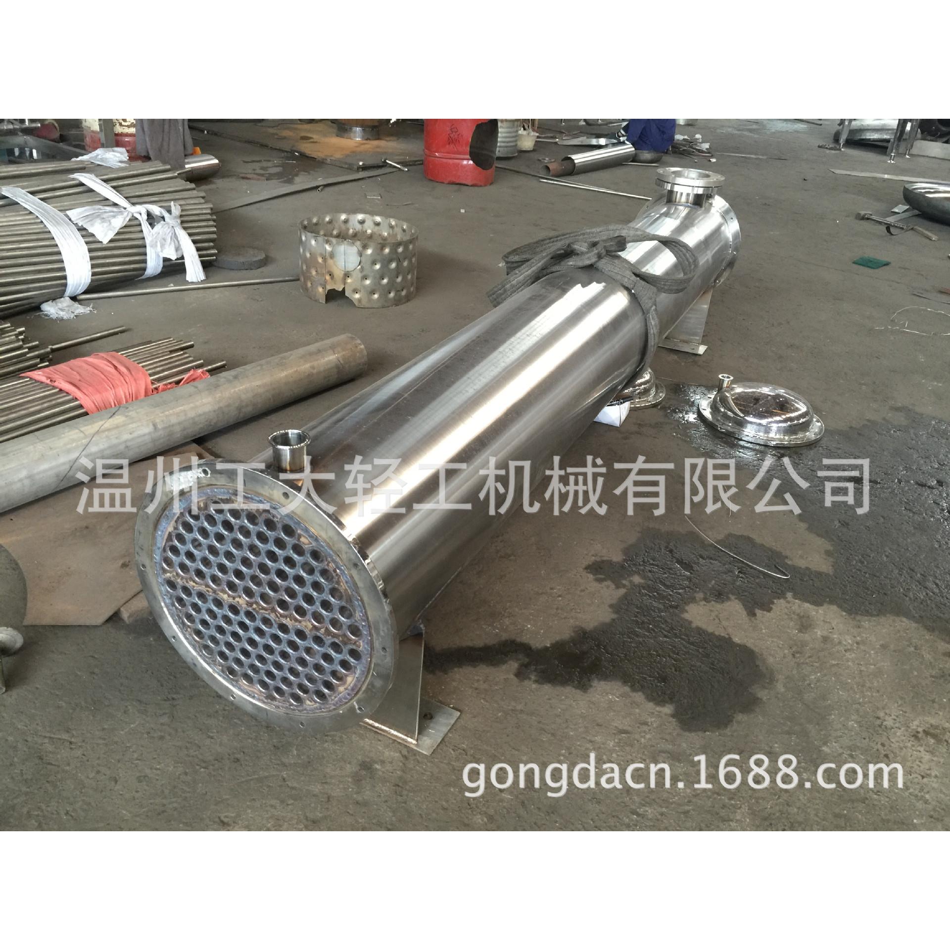 不锈钢列管冷凝器冷却器高效节能风冷冷却器列管式换 - 图0