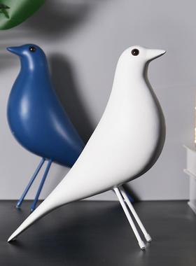 北欧树脂摆意件和平小BS994、B鸽鸟摆件创现代家鸽居室内客厅装饰