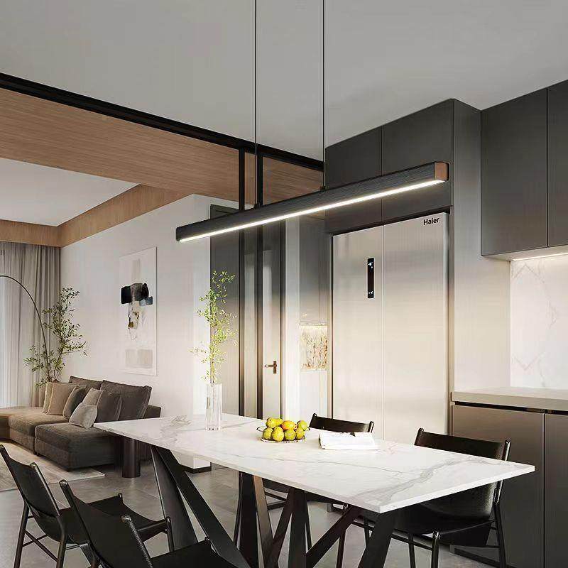 现极简一体字长一条餐837桌饭厅简约吧台护代眼办公室厅灯餐具吊,淘宝优惠券,粉丝福利购,淘宝优惠卷