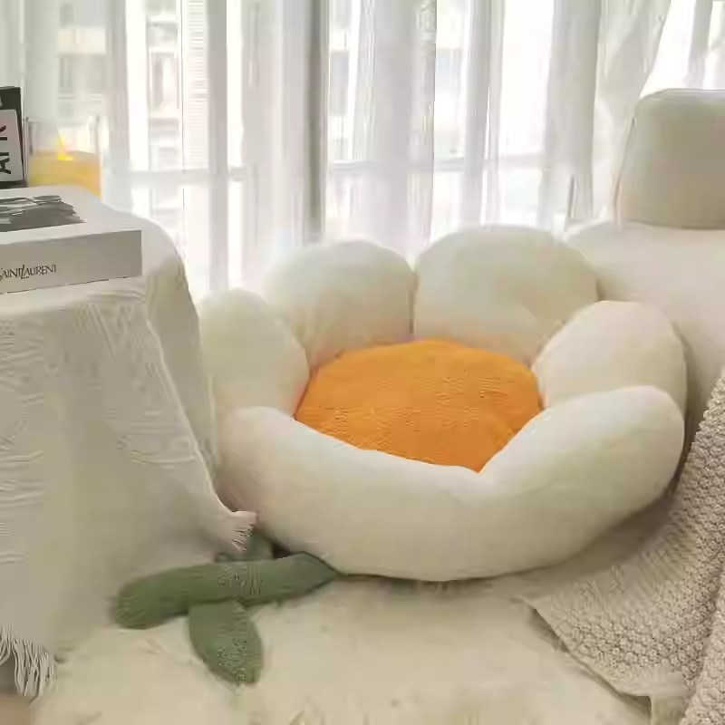 Flower tatami futon cushion balcony bay window sitting room floor single chair lazy U small sofa cushion