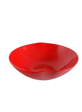 GD-A1172现代简约红色树脂果盘摆件软样板房艺客厅术售楼处装品摆