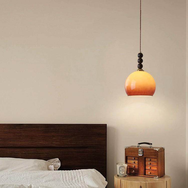 中古风床卧室头护眼吊灯色49317美焦式糖复古餐厅吧台单头吊灯,淘宝优惠券,粉丝福利购,淘宝优惠卷