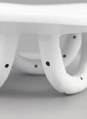 现代简圆约抽象形脚斑点1102三树脂果盘托盘柜摆件客厅电视家居装