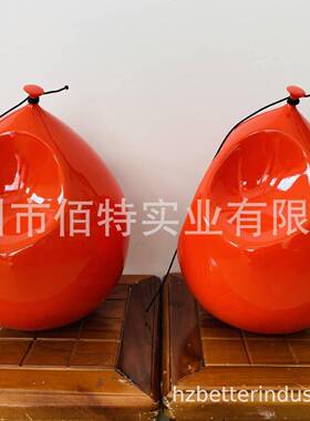 厂家仿真捏扁的装气球钢雕塑商业街商场美陈摆01饰户外网卡红打大