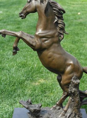 铜马奔马铜雕塑工艺品生肖酒店软装潢摆件生日礼物家居装饰品摆设