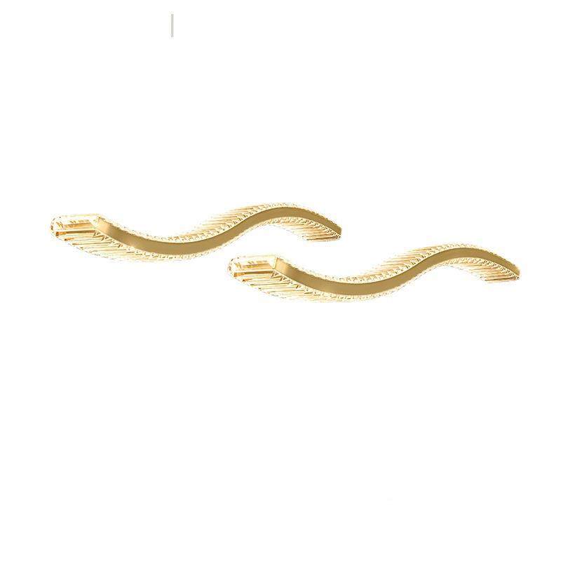 网红餐厅灯吊设计感轻现代简715约长形餐桌饭厅波浪岛形台水晶灯,淘宝优惠券,粉丝福利购,淘宝优惠卷