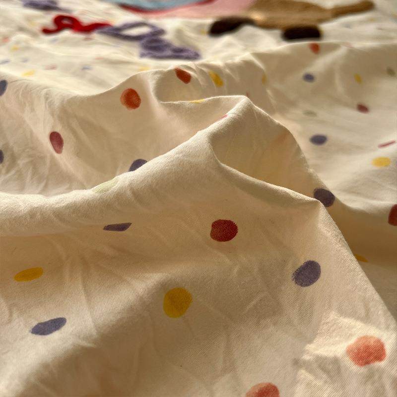 A件类床上4用品四生套原素纯棉全棉床单被套被罩床笠学宿舍三件套,淘宝优惠券,粉丝福利购,淘宝优惠卷