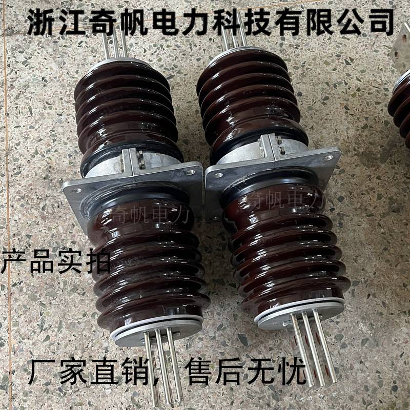 10KV穿墙套管20KV陶瓷套管35KV高压铜导体瓷套CWC户内外穿墙瓷瓶 - 图1