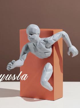 简约创关房意人物摆样板间客厅SYI电视柜餐厅柜家居玄件柜书软装