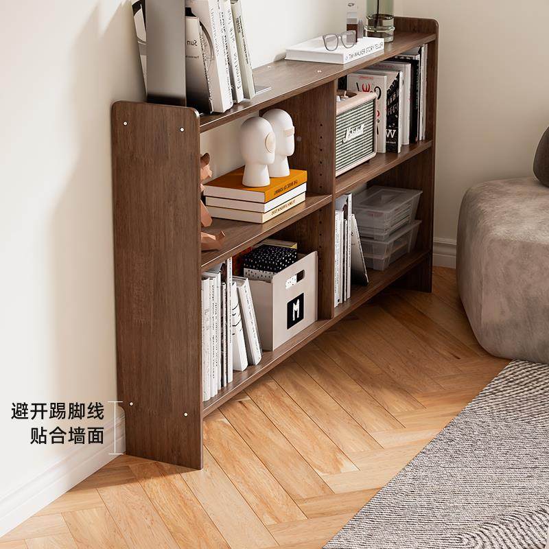 A*实床头书架置物窄卧室储架木床边床尾物靠墙收纳F97HMT88架长条,淘宝优惠券,粉丝福利购,淘宝优惠卷