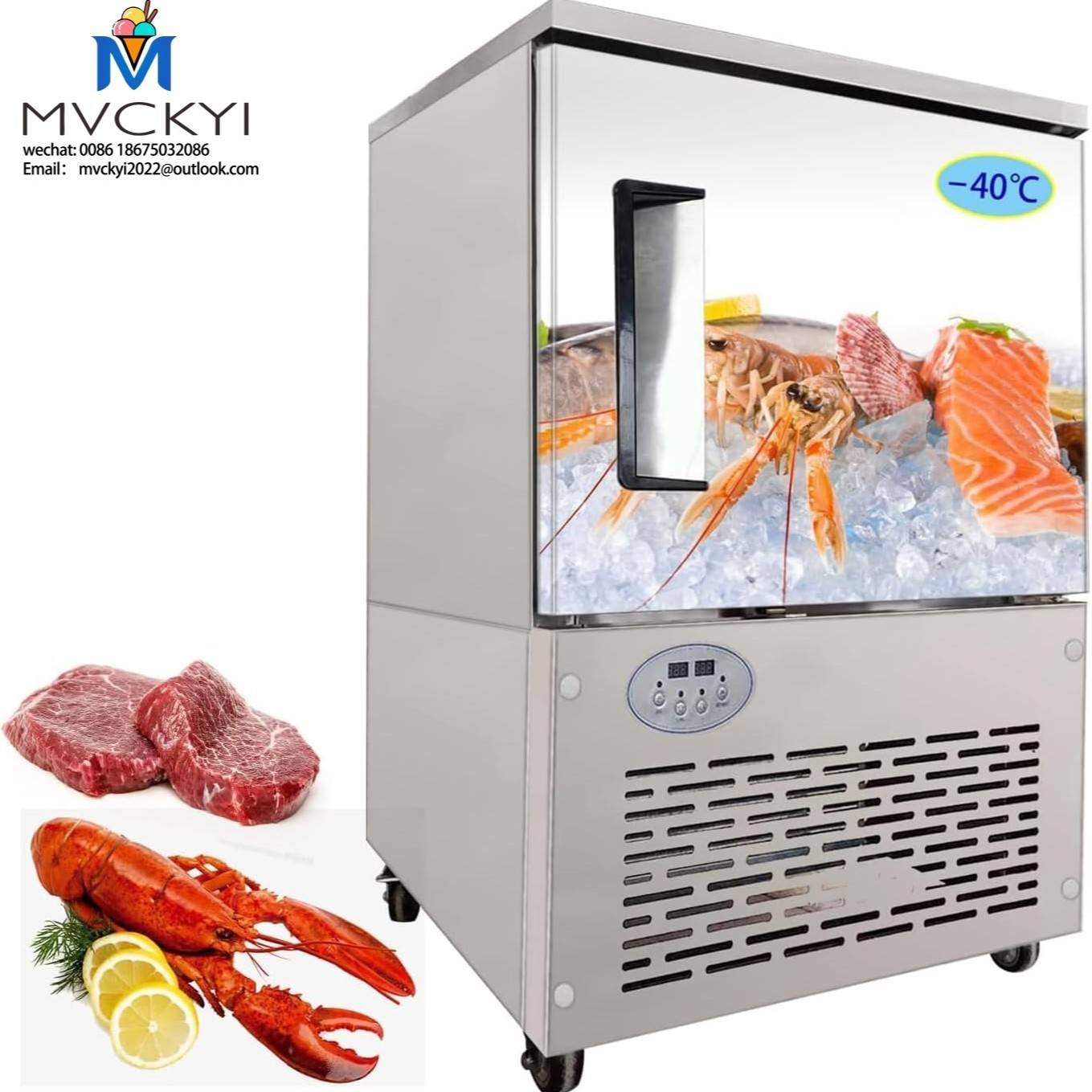 明毅速冻柜商用速冻冷柜零下80度急冻柜插盘包子饺子海参速冻机 - 图3